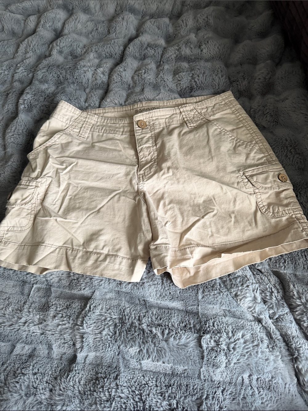 Sonoma Women's Beige Cargo Shorts